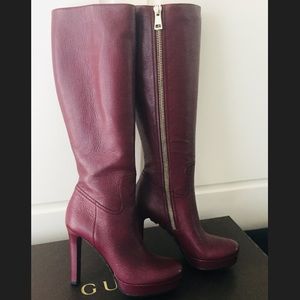 Gucci Anouk Leather Boots